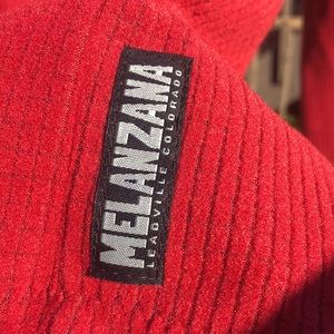 Melanzana Mens Large Micro Gird Hoodie Brick Color